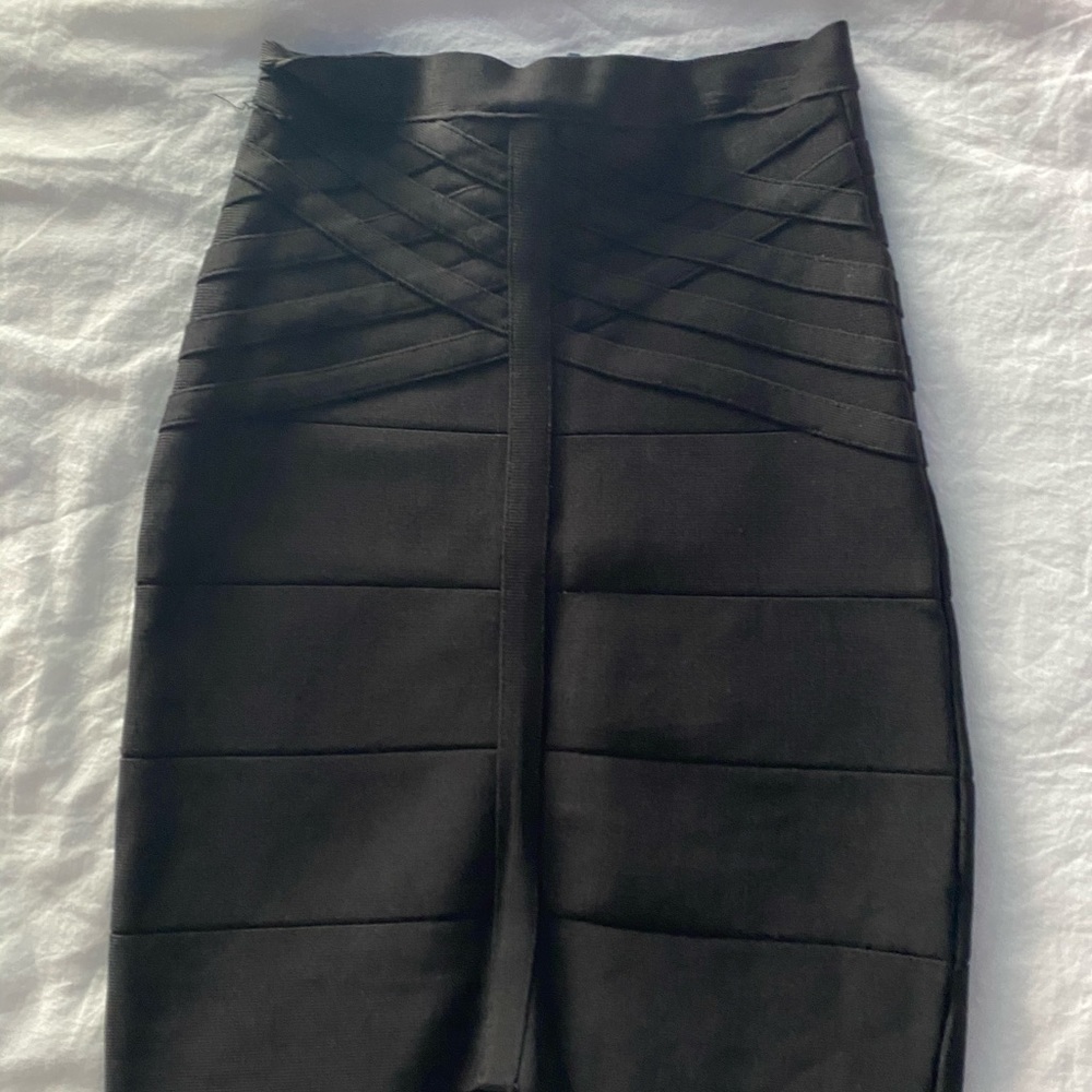 Black BeBe Bandage Skirt